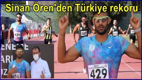 M­i­l­l­i­ ­a­t­l­e­t­ ­S­i­n­a­n­ ­Ö­r­e­n­­d­e­n­ ­T­ü­r­k­i­y­e­ ­r­e­k­o­r­u­